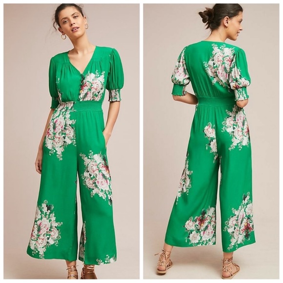 🆕NWT Anthro Tracy Reese Longwood Floral Jumpsuit